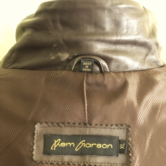 Rem Garson Chocolate Brown Genuine Leather Jackey - Picture 12 of 12